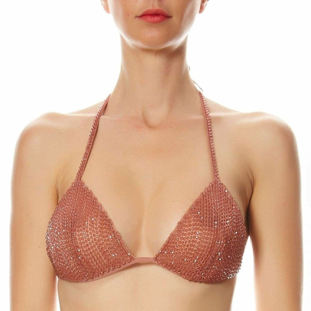 La Perla Beaded Bikini Top